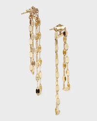 Mega Blake Fringe Linear Front and Back Earrings