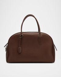 India 15.75 Leather Bowling Bag