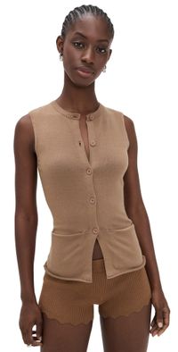 Lioness Kourt Vest Mocha Mousse M