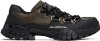 Andersson Bell Black & Brown Trainer Diagonale Sneakers