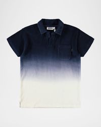 Boy's Randel Cotton Terry Polo Shirt, Size 4-12