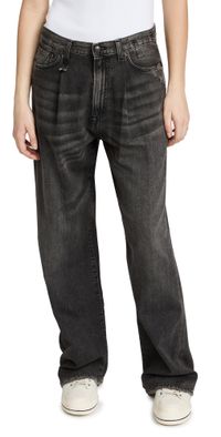 R13 Damon Pleated Wide Leg Ellery Black 24