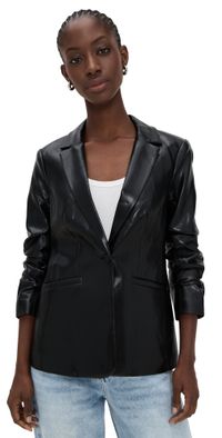 Cinq à Sept Vegan Leather Kylie Jacket Black 0