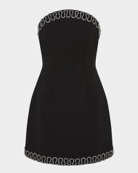 Nyx Bonded Crepe Strapless Mini Dress