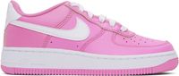 Nike Kids Pink & White Air Force 1 GS Sneakers