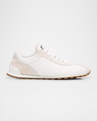 Low-Top Leather Sneakers