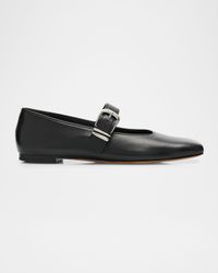Daniela Leather Ballerina Flats