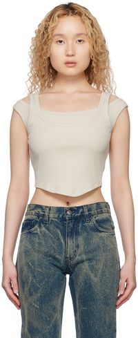 Han Kjobenhavn Beige Layered Tank Top