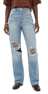 RE/DONE 90s High Rise Loose Jeans Breaker Blue 24