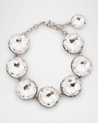Crystal Bracelet, Silver
