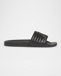 Men's Harris Quilted Leather Slide Sandals