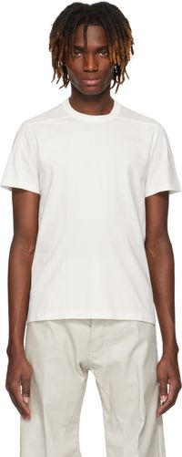 Rick Owens White Hollywood Short Level T-shirt