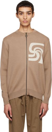 Soulland Cardigan beige édition Armor Lux