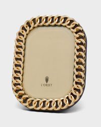Gold Cuban Link Frame, 5" x 7"