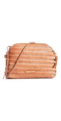 Loeffler Randall Mallory Woven Crossbody Bag Timber One Size