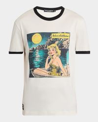 Men's Cotton Pin-Up Graphic T-Shirt