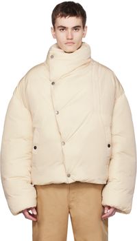 JACQUEMUS Blouson matelassé Cocon blanc cassé - Le chouchou