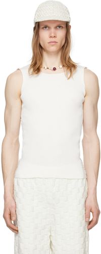 Isa Boulder SSENSE Exclusive White Float Tank Top