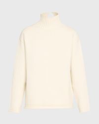 Turtleneck Textured Cashmere Sweater