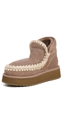 MOU Mini Mou Platform Boots Elephant Grey 38