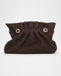 Piercing Suede Corduroy Shoulder Bag