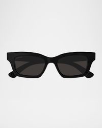 Logo Rectangular Cat-Eye Sunglasses