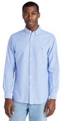 Polo Ralph Lauren Classic Fit Oxford Shirt Light Blue/White L
