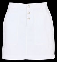 Maison 123 - Jupe évasée en coton - Taille 46 - Blanc