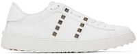 Valentino Garavani White Rockstud Untitled Sneakers