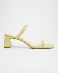 Clara Debossed Leather Sandals