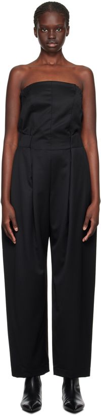 ISSEY MIYAKE Black Wide-Leg Jumpsuit
