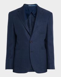 Men's Tailored Herringbone Sport Coat