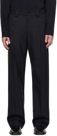 LEMAIRE Pantalon droit noir