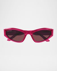 Cat-Eye Acetate Sunglasses