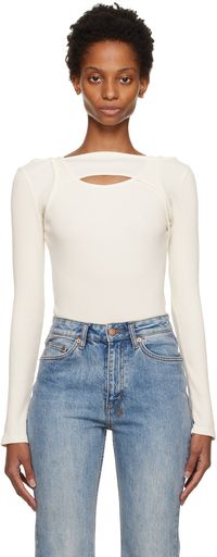 Citizens of Humanity Off-White Dasha Bodysuit