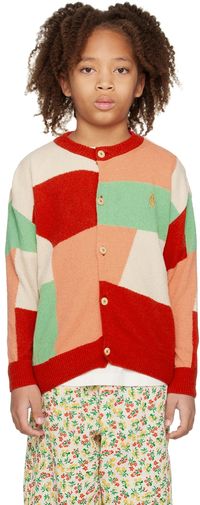 The Animals Observatory Kids Multicolor Toucan Cardigan