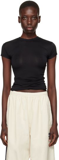 CDLP T-shirt noir en jersey léger