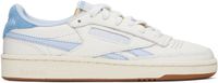 Reebok Classics Off-White & Blue Club C Revenge Vintage Sneakers
