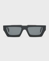 Manchester Acetate Rectangle Sunglasses