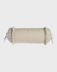 Essex Flax Neck Roll Pillow
