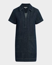 The Lillian Denim Mini Dress