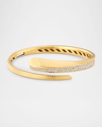 18K Yellow Gold Crivelli Diamond Bangle Bracelet