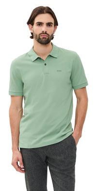 BOSS Pallas Polo Open Green L