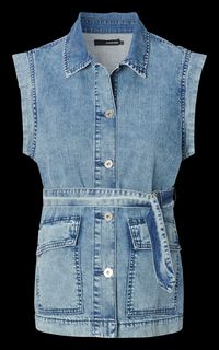 Supermom - Veste en jean de grossesse - Taille XL - Jean Délavé