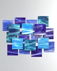 Cascade Glass Wall Sculpture