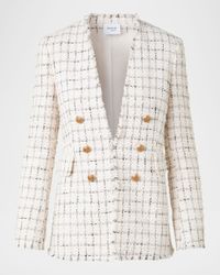 Small Window Check Tweed Blazer