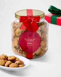 Mini Chocolate Chip Cookies in Glass Half-Gallon Jar