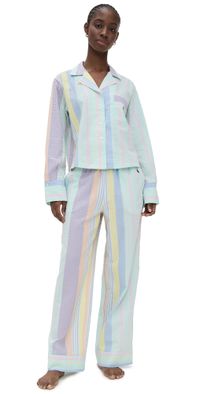 Polo Ralph Lauren Core Pajama Set Coastal Stripe M