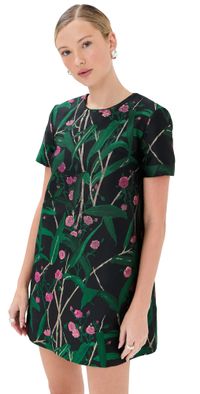 La DoubleJ Mini Swing Dress Bamboo Jacquard L