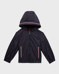 Boy's Granduc Tricolor Trim Jacket, Size 4-6